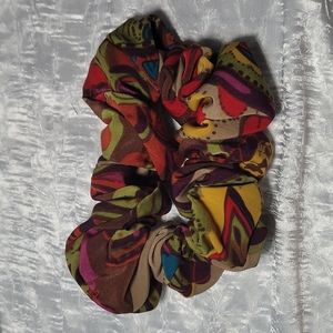 1/4 inch elastic at 8 length matte abstract print